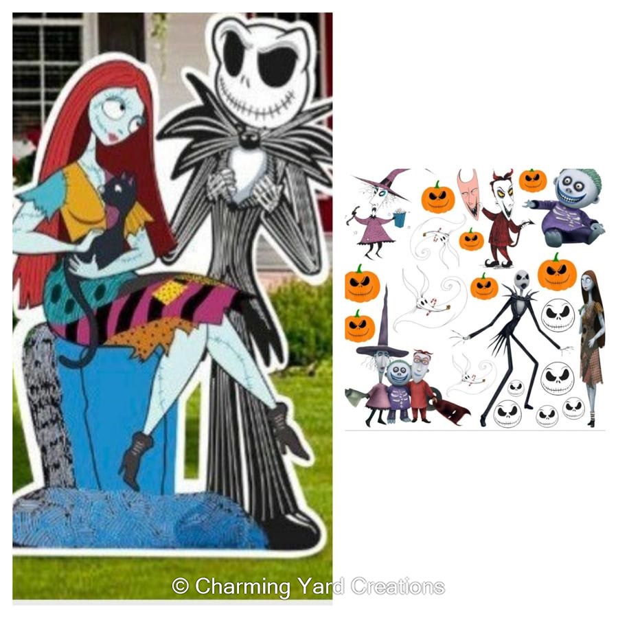 Nightmare before Christmas yard greeting / Charming Yard Creations